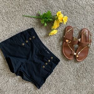 High waisted shorts